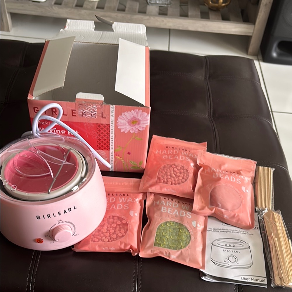 Pink Wax Warmer Kit